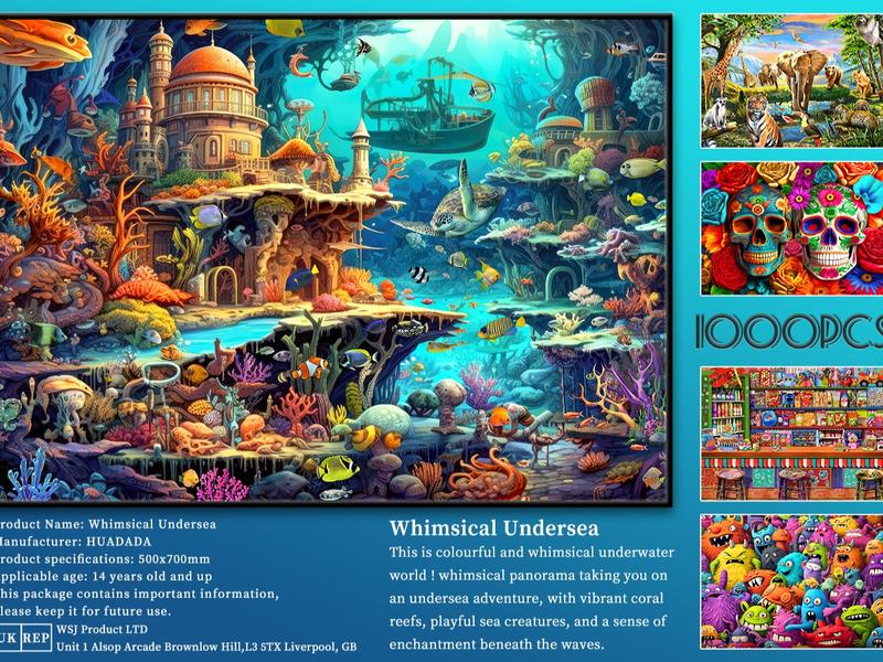 HUADADA 1000 adult puzzle game 