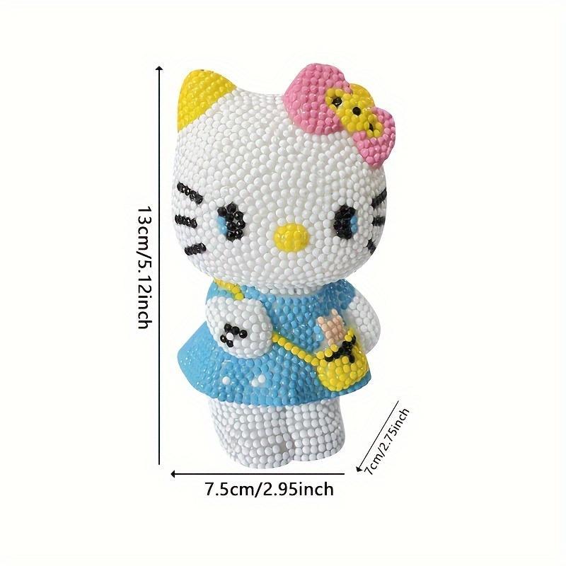 Hello Kitty Diamond Art Painting Kit, DIY Diamond Art Piggy Bank Kit, DIY Decorative Art Craft for Home Decor, Office Decor, Living Room Decor