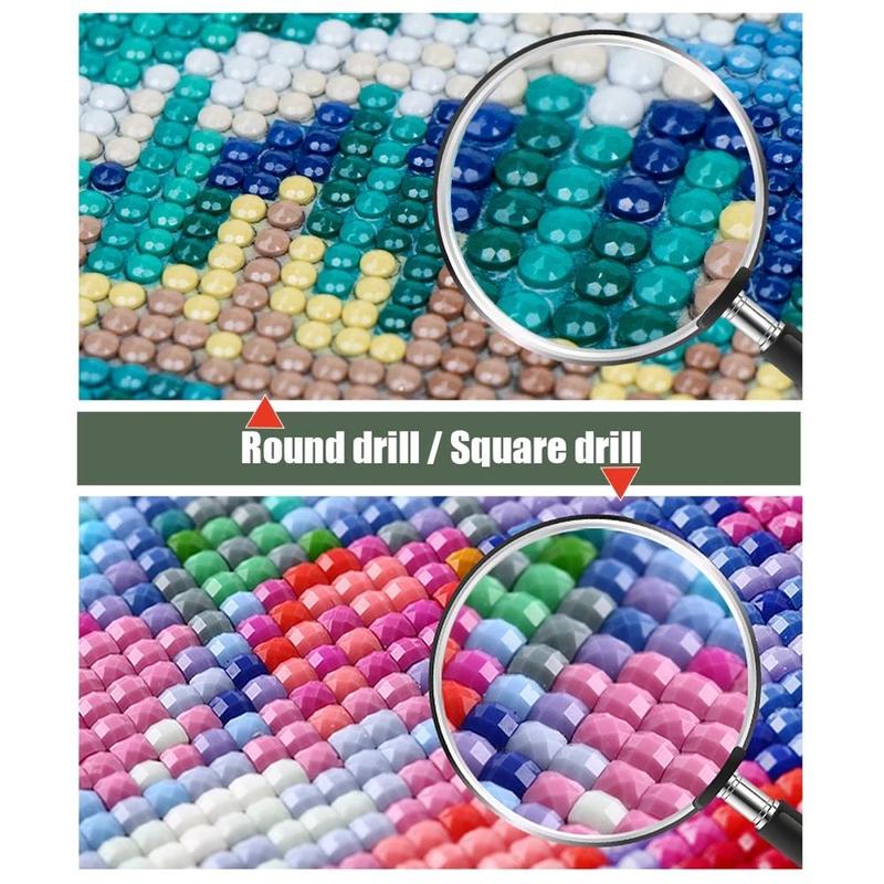 DIY Artificial Rhinestones Arts Painting Kit Without Frame, Two-faced Girl Pattern DIY Painting, Handmade Craft Wall Art Decoration