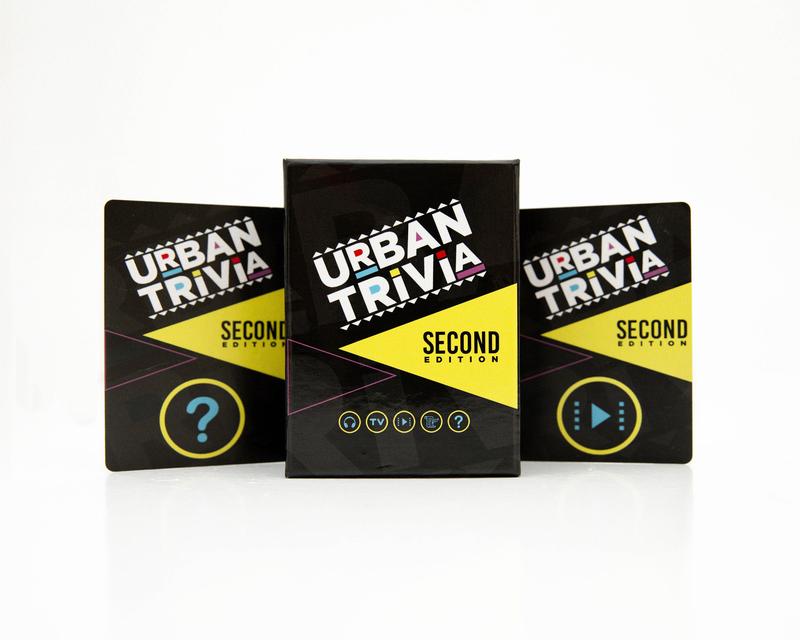 Urban Trivia Game 2nd Edition - Black Card Game for The Culture! Fun Trivia on Black TV, Movies, Music, Sports, & Growing Up Black! Great Trivia for Adult Game Nights and Family Gatherings