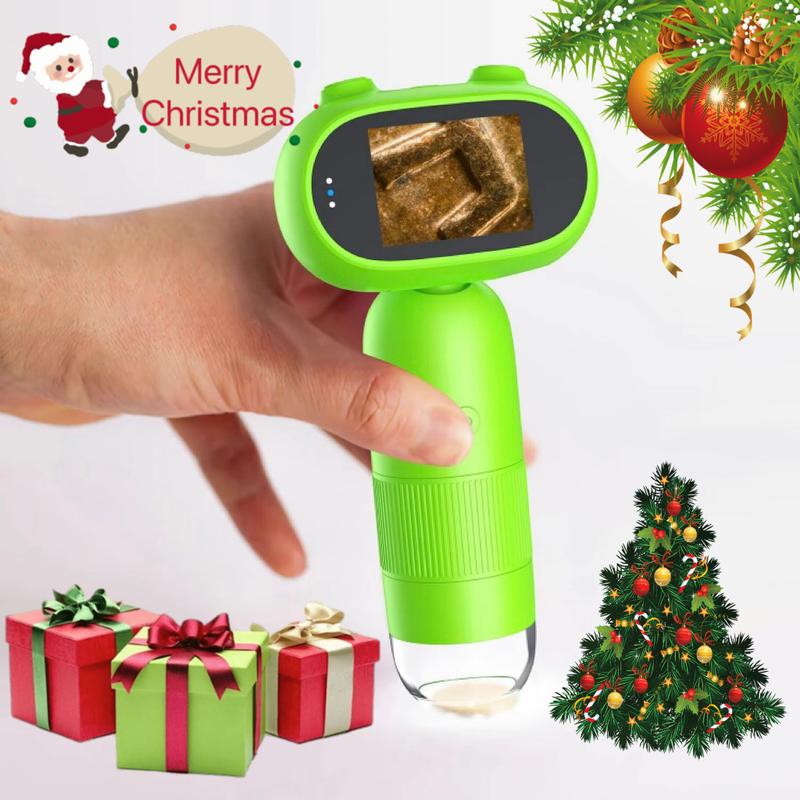 Digital Microscope for Kids, 1000X Zoom, 8GB Card, 1080P HD – Fun Learning Gift for Christmas & Birthdays, Science, School, Microscope Camera