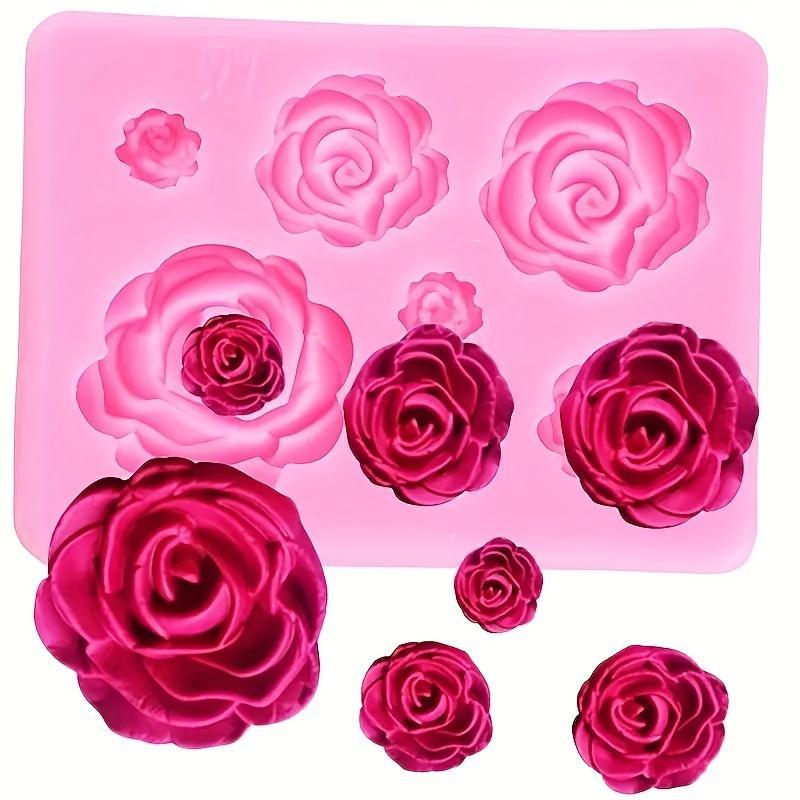 Rose Shaped Silicone Mold, Flower Shaped DIY Mold, DIY Candle Soap Making Mold, Soap Making Tool