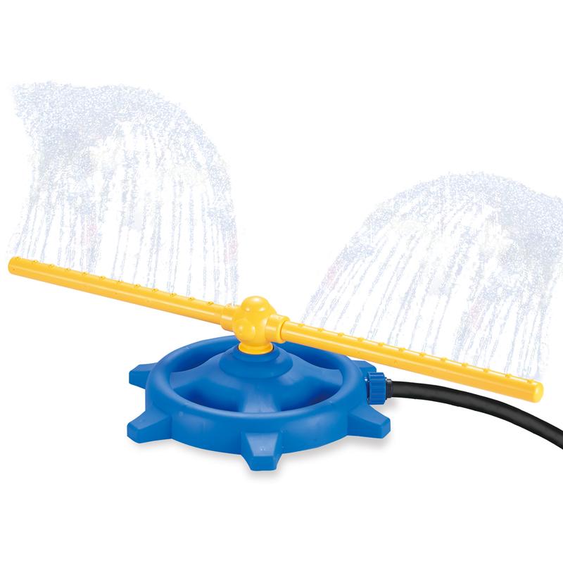 Water Sprinkler Toys for Kids 2 Ways to Play Water Toys Set Outdoor with 2 Types Nozzles