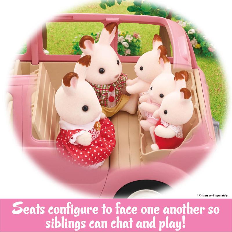 Calico Critters Family Picnic Van, Toy Vehicle for Dolls with Picnic Accessories