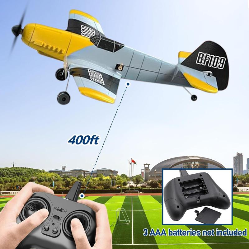 Remote Control Airplane Toy, 1 Box 3-channel Fixed Wing Aircraft Toy, Outdoor Toy for Adults & Teens, Perfect Birthday & Festival Gift