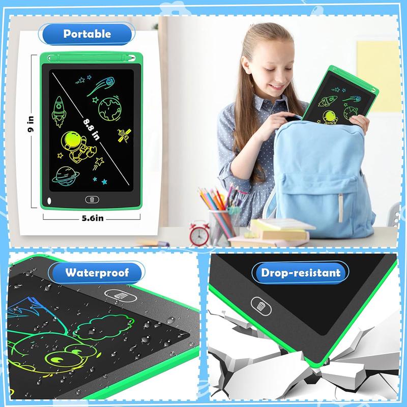 Aiqriwv LCD Writing Tablet for Kids, Drawing Pad writingtablet for Classroom, Preschool Writing Board learning machine for Girls and Boy, Toddler Doodle Board Toy for Halloween, Christmas Gifts