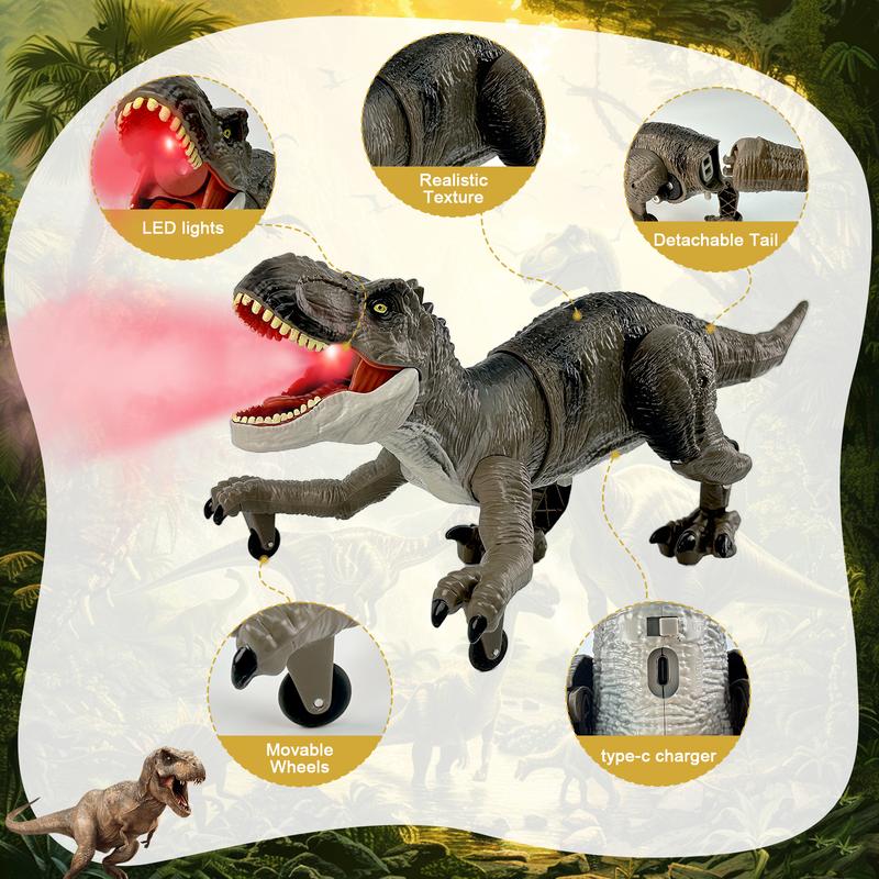 Jurassic Raptor SickleSaur Rex Remote Control Toy, Best Gift for Boys, Best Dream for Jurassic Fan's