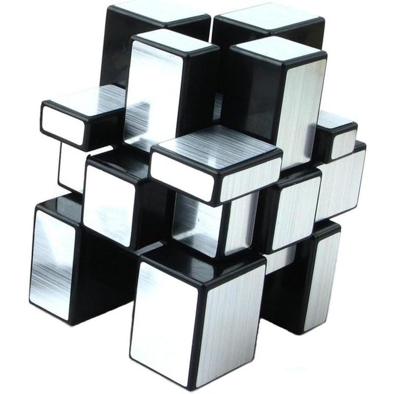 TANCH Mirror Speed Magic Cube 3X3 Puzzle For Children & Adults Kids Silver-