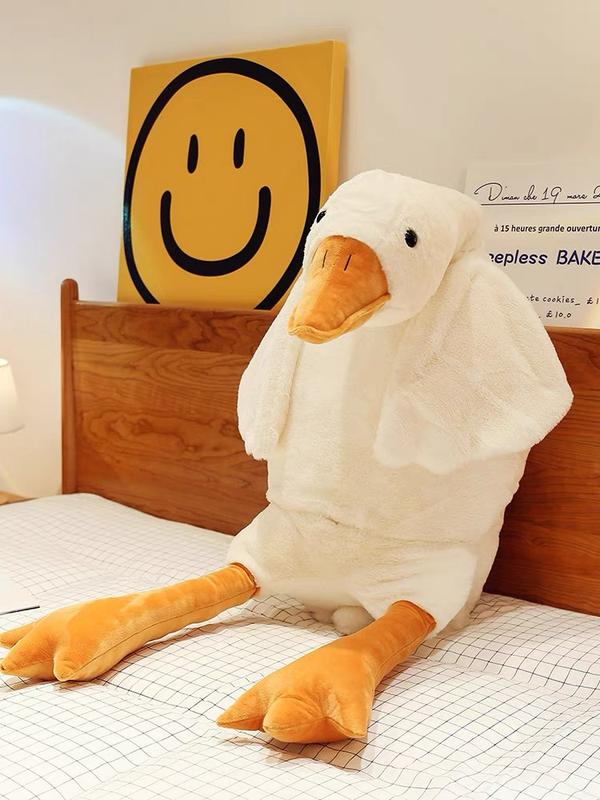 Cute Goose Pillow Plush Toys, Creative Animal Design Plush Toy, Goose Shaped Pillow, Animal Companion Toy, Gifts for children, Summer Gifts.