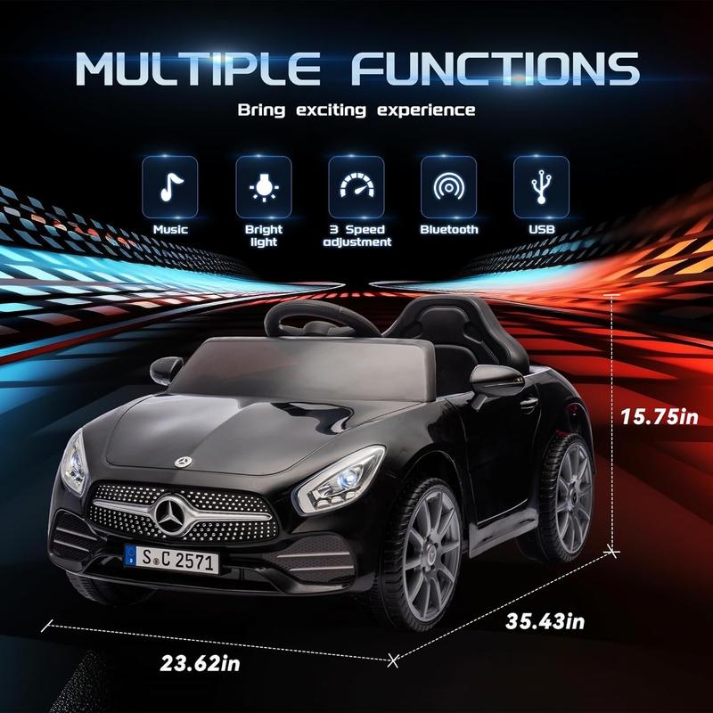 12V Mercedes-Benz CLS 350 Licensed Ride-On Car for Kids, with Remote Control, USB, MP3, LED Lights, and Four-Wheel Suspension – For Ages 3-8 clearance sale