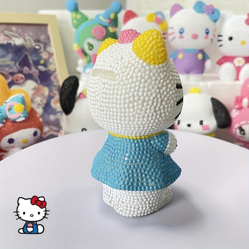 Hello Kitty Diamond Art Painting Kit, DIY Diamond Art Piggy Bank Kit, DIY Decorative Art Craft for Home Decor, Office Decor, Living Room Decor