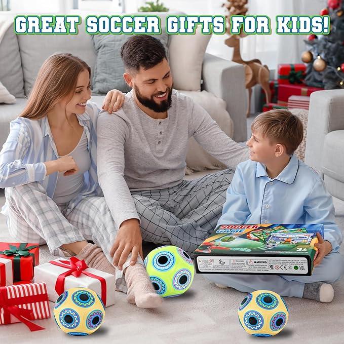 Soccer Ball Games for Kids, Soccer Goal Game with 3 Inflatable Velcro Balls, Indoor and Outdoor Backyard Games Toys for Ages 5-7 8-12, Soccer Gifts for 3 4 5 6 7 8 Year Old Boy Toys basketball toy