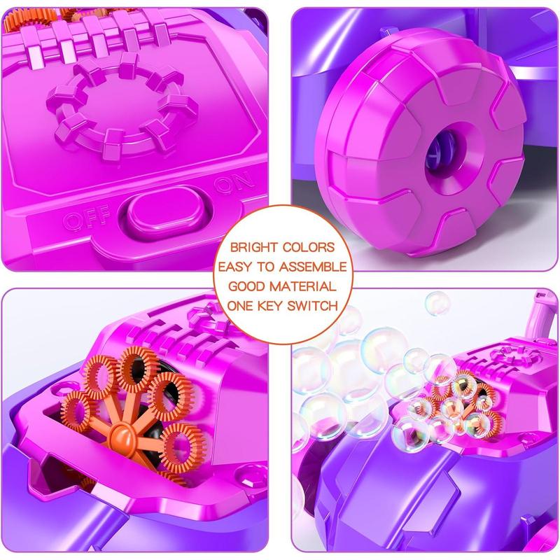 Pink and Purple Bubble Lawn Mower , Bubble Machine, Outdoor Toys,  Christmas, Easter Birthday Gifts