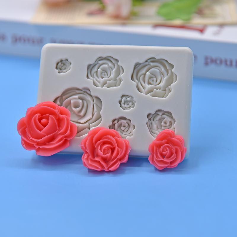 Rose Shaped Silicone Mold, Flower Shaped DIY Mold, DIY Candle Soap Making Mold, Soap Making Tool