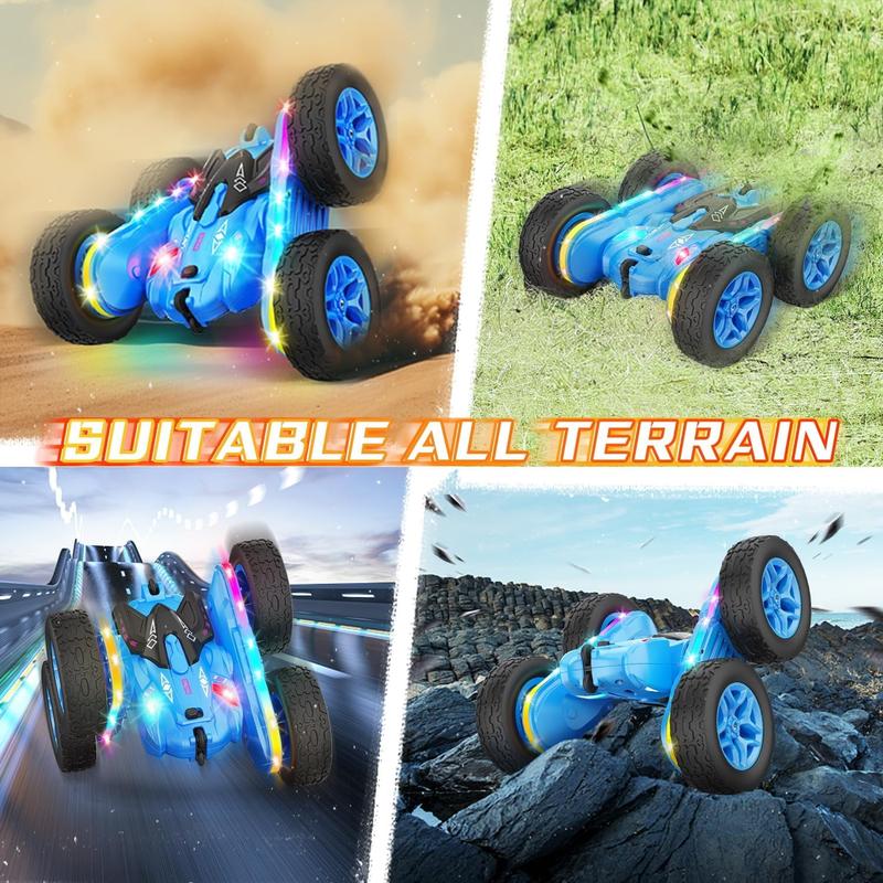 Remote Control Toys for 5 6 7 8 Year Old Boys, Excellent Racing Speed RC Stunt Cars Toys for Girls Boys Christmas Gift