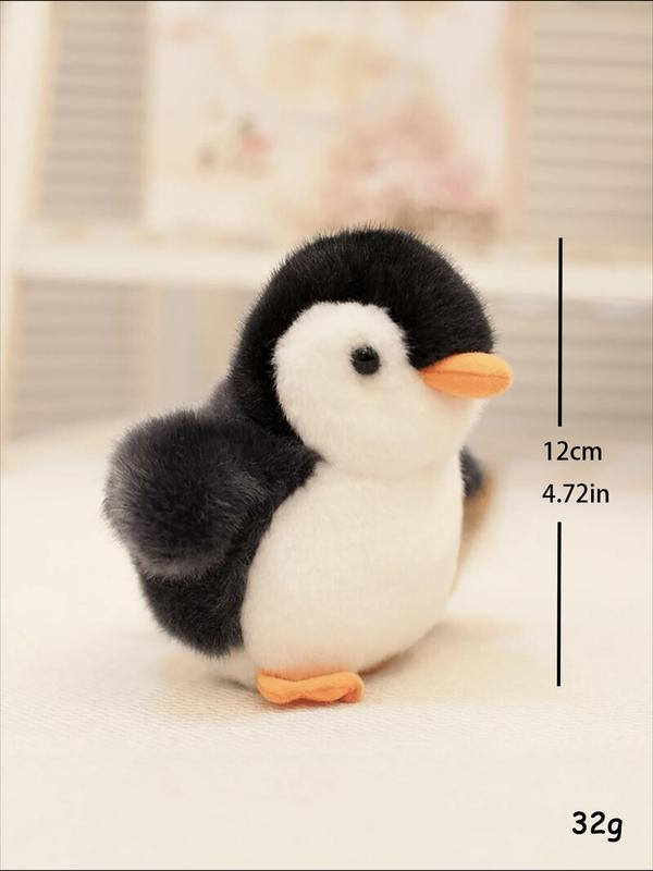 Cute Cartoon Penguin Design Plush Toy, Mini Animal Doll, Backpack Pendant Keychain Accessories, Bag Toy Dolls for Birthday Gift