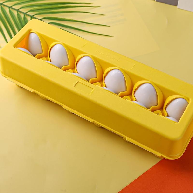 12PCS Matching Eggs Shape sorter Toy Educational Toy for Kids Easter Toy Eggs for Boys Girls