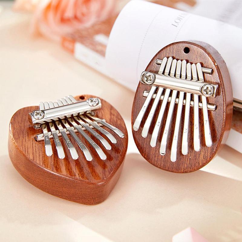 Cute Shaped Mini 8-tone Thumb Piano, 1 Count Musical Instrument for Children & Adults