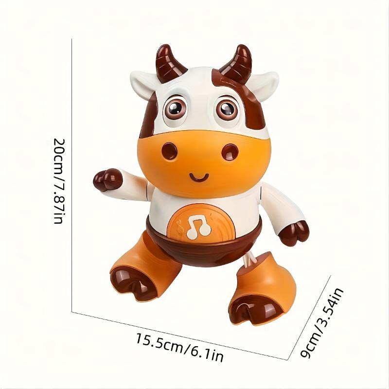 Interactive Singing & Dancing Cow Robot Toy with Music and Lights - Perfect for Boys & Girls, Ideal Christmas or Halloween Gift