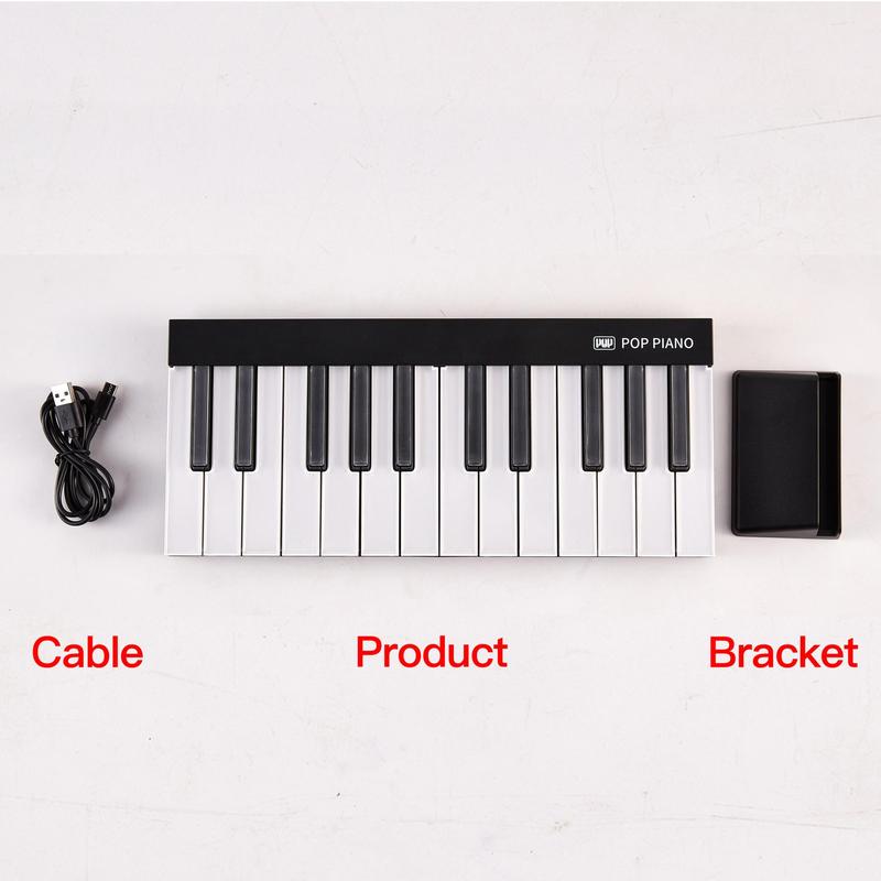 Smart Piano Keyboard, Portable Bluetooth-compatible Keyboard with 800 Songs APP, Music Accessories for Beginners & Music Lovers