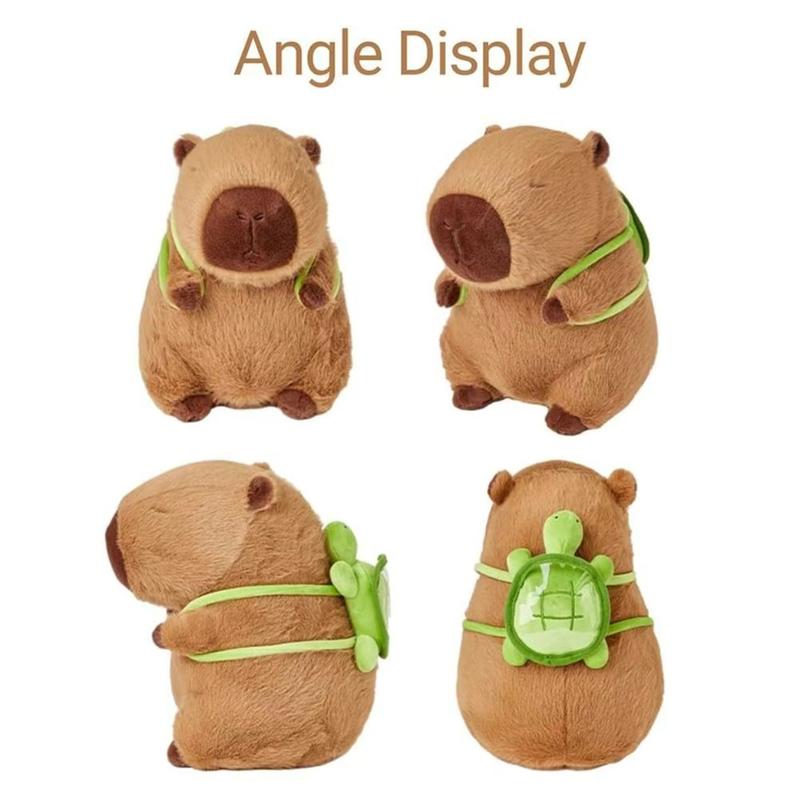 Capybara plush toys, cute simulated plush toys, soft animal decoration for family sofa and bed, pet plush, bedroom decoration