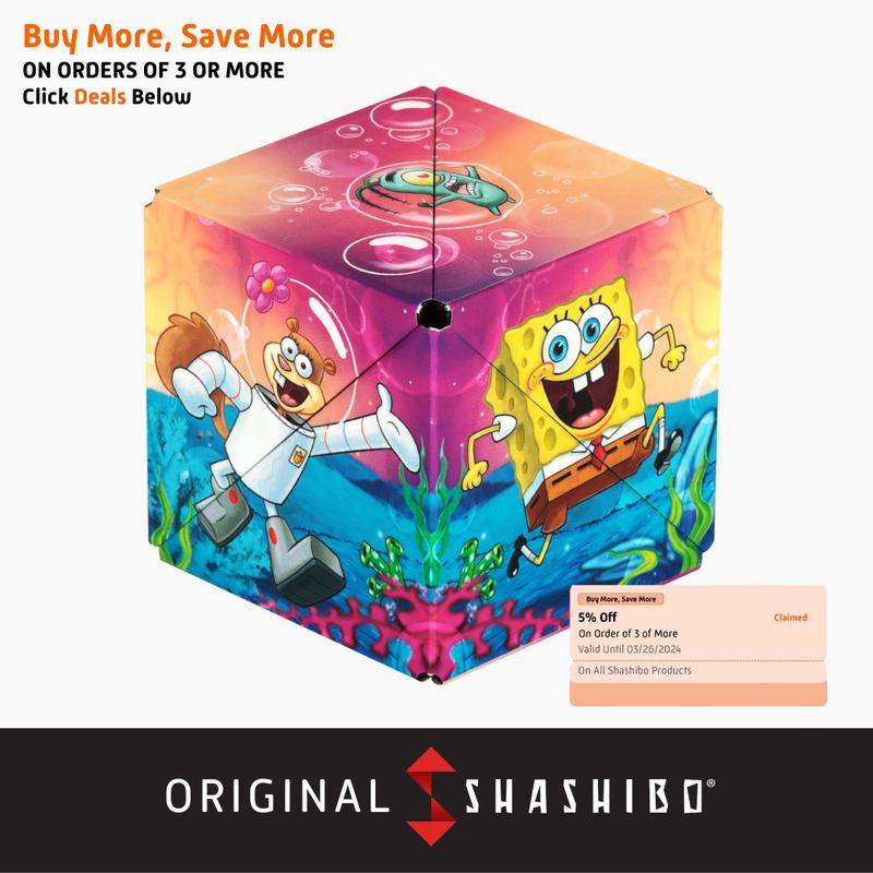 SpongeBob Series - Shashibo Magnetic Puzzle Cubes