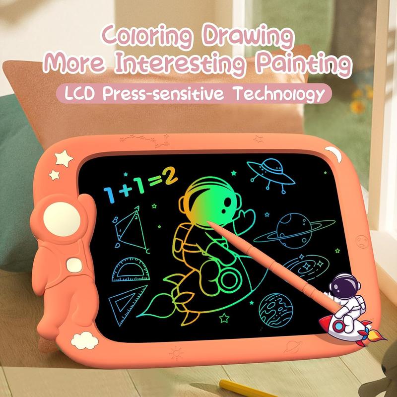 LCD Writing Tablet for Kids 9 Inch Erasable Drawing Tablet Reusable Colorful Drawing Pad for Kids Educational and Learning Toddler Toys for Boys Girls