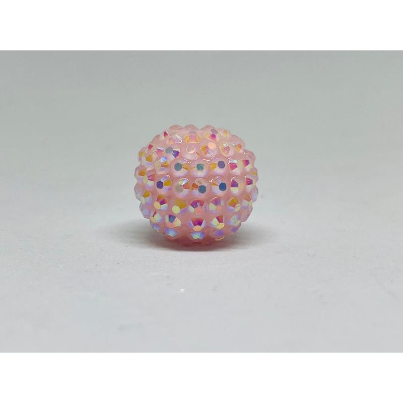 Baby Pink Rhinestone Beads | Pink Beads | Bubblegum Beads | Colorful Beads | DIY Craft Supplies