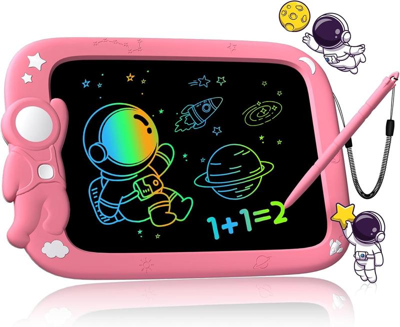 LCD Writing Tablet for Kids 9 Inch Erasable Drawing Tablet Reusable Colorful Drawing Pad for Kids Educational and Learning Toddler Toys for Boys Girls