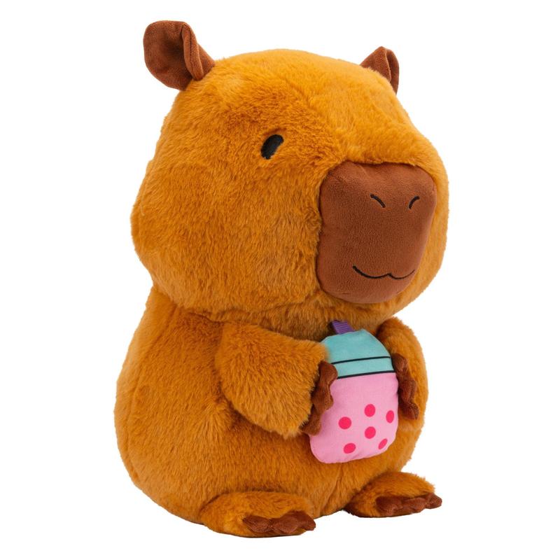 Russ 14-inch Capybara with Boba Plush Toy