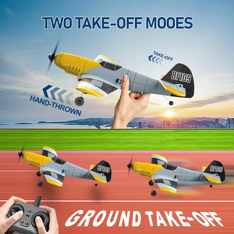 Remote Control Airplane Toy, 1 Box 3-channel Fixed Wing Aircraft Toy, Outdoor Toy for Adults & Teens, Perfect Birthday & Festival Gift