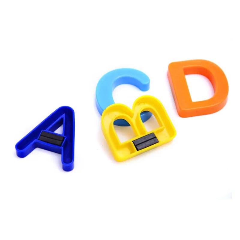 1 Set Alphabet Learning Fridge Magnet, Magnetic A-Z Alphabet Educational Toy, English Alphabet Cognition Magnet For Kindergarten Students