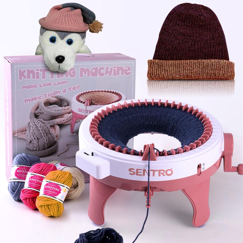 Knitting Machine 40 48 Needle Crochet Machine Automatic Knitting Clothing Tool DIY Handicraft Knitting Tool For Hat, Scarves, Gloves, Socks