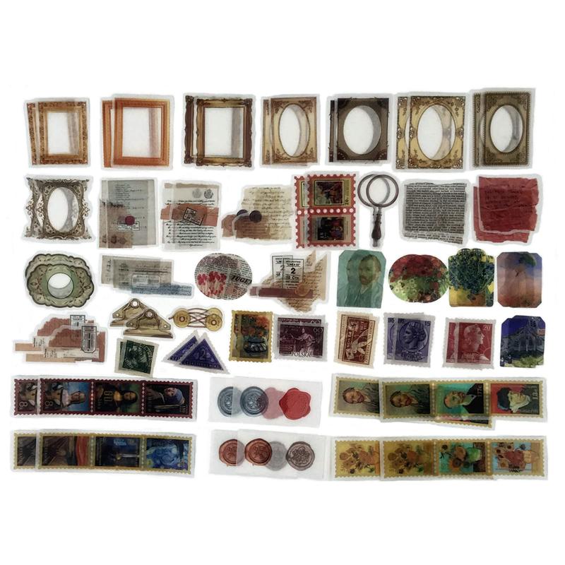 200PCS Vintage Scrapbooking Supplies Kit | Aesthetic Cottagecore Journaling & Bullet Journal Essentials | Artistic Wall Art & Collage for Planners & Junk Journals