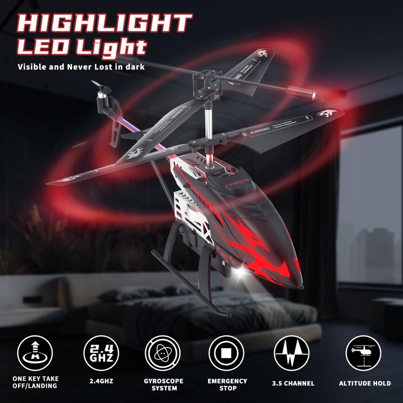 Kids remote control helicopter,30 minutes flight time,LED light effects,altitude hold,one-button takeoff landing function,perfect gift for boys girls