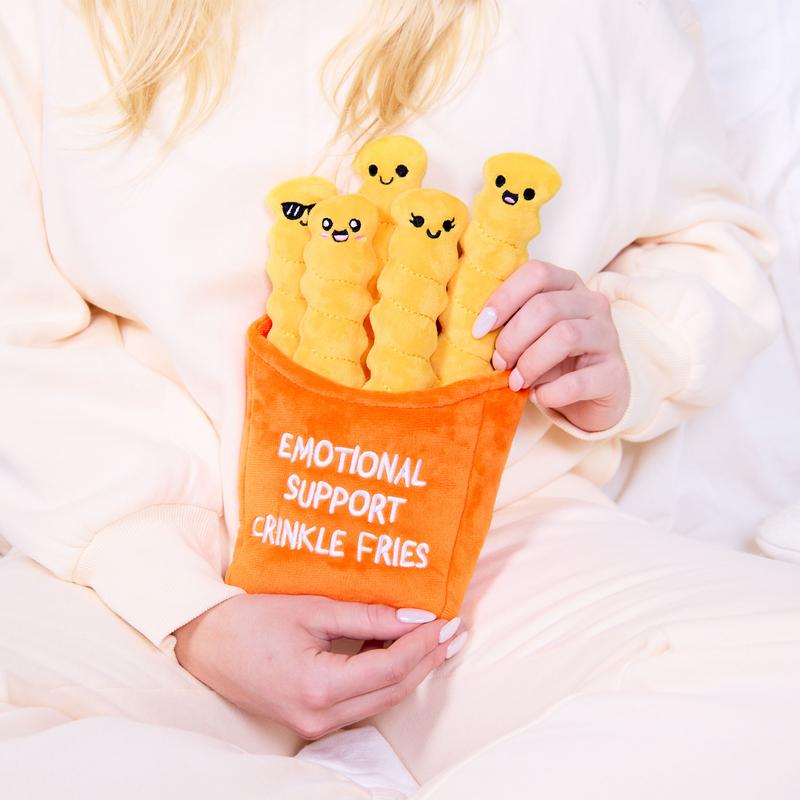 Emotional Support Crinkle Fries   Plush Fries by Emotional Support Plushies