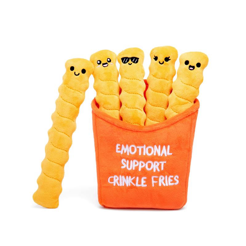 Emotional Support Crinkle Fries   Plush Fries by Emotional Support Plushies