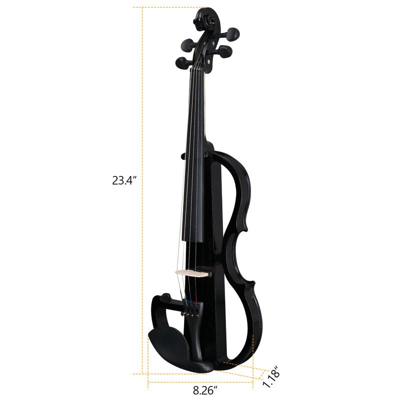 Starter Violins Primary Instrument 4 4 Electric Violin for Students, Beginners, Professionals and Performances Violin Instrument