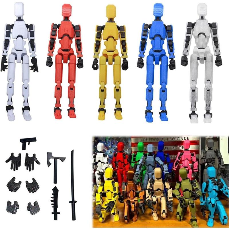 16 New Colors 2024 DIY T13 Lucky Puppet Joints Can Move DIY Doll Generation Dummy Doll DIY Body  Decompression Tabletop Display