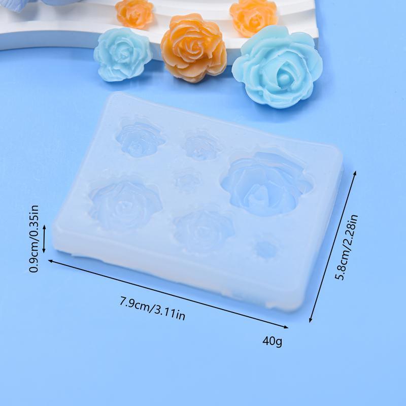 Rose Shaped Silicone Mold, Flower Shaped DIY Mold, DIY Candle Soap Making Mold, Soap Making Tool