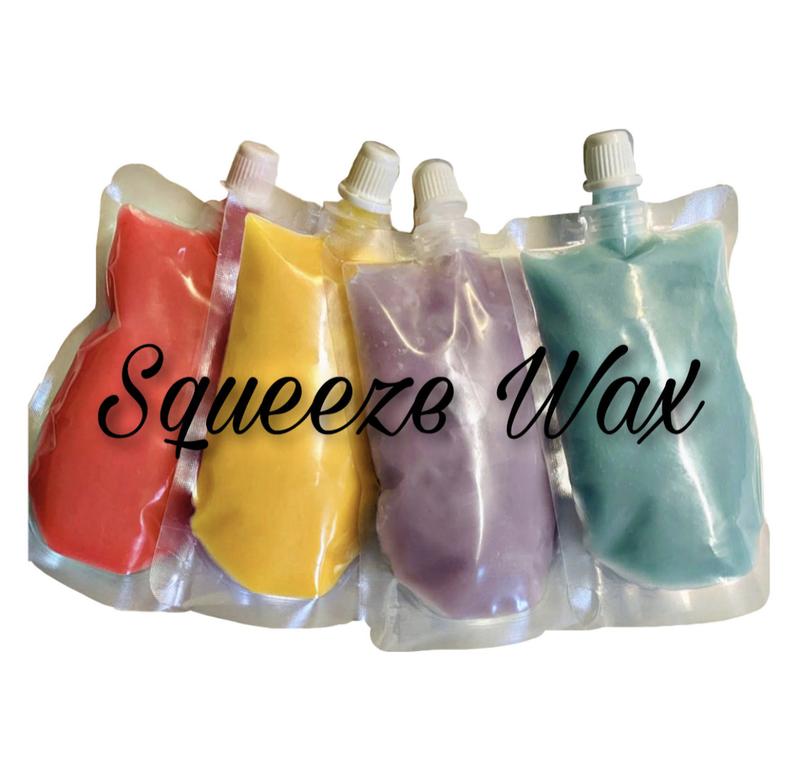 Squeeze wax melts squeezable soy wax melts