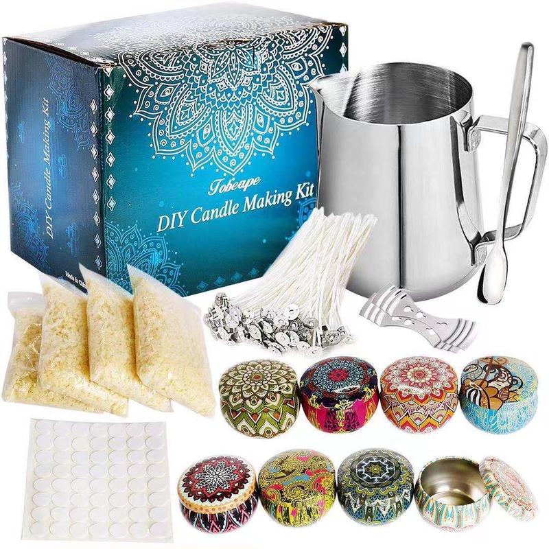 Candles Making Kit for Adult DIY Gift DIY Candle Making Supplies DIY Handicraft Festival Gift