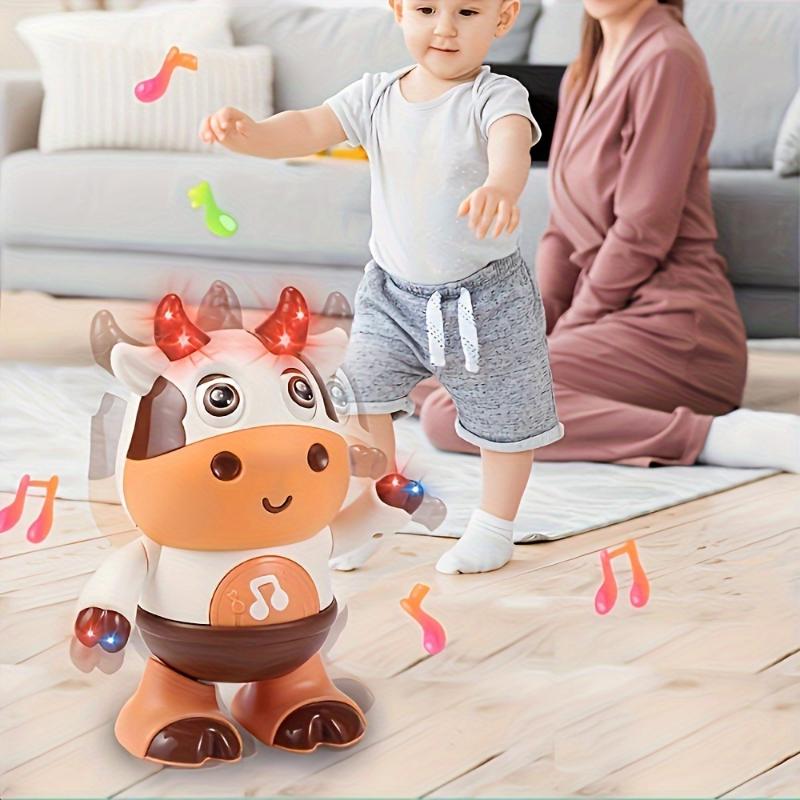 Interactive Singing & Dancing Cow Robot Toy with Music and Lights - Perfect for Boys & Girls, Ideal Christmas or Halloween Gift