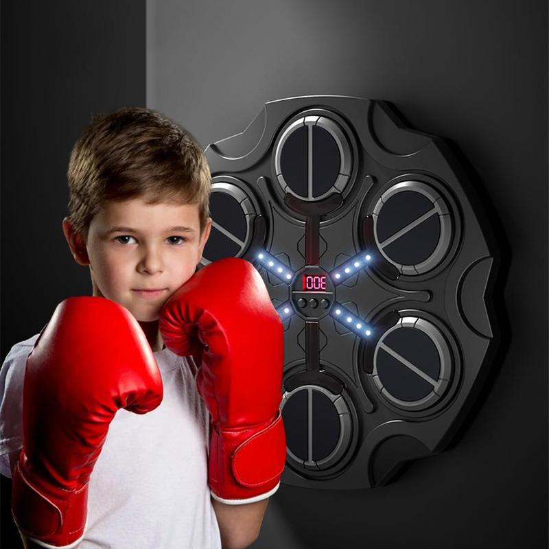 Electronic Music Punching Board, 1 Set Boxing Target with Gloves, Indoor Movement Physical Training, Parent-child Interactive Toy, Gift for Kids