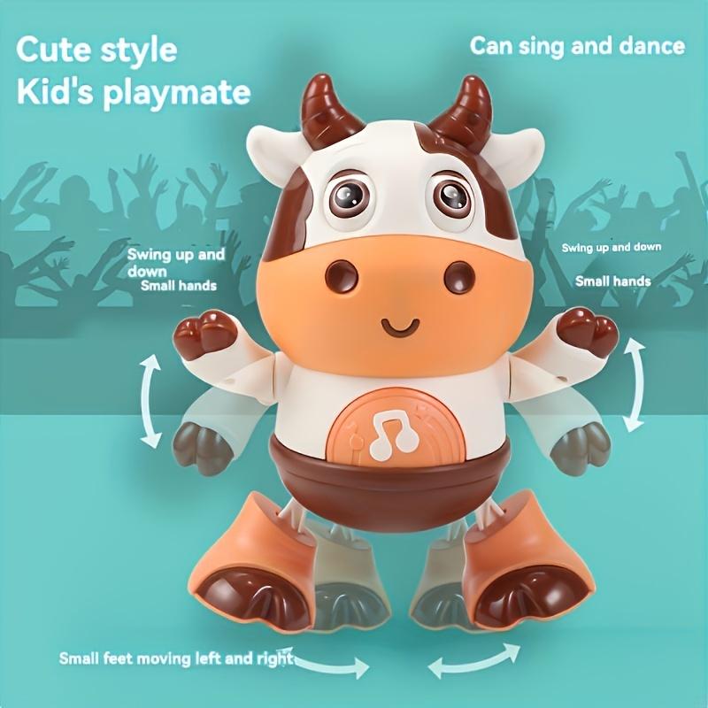 Interactive Singing & Dancing Cow Robot Toy with Music and Lights - Perfect for Boys & Girls, Ideal Christmas or Halloween Gift