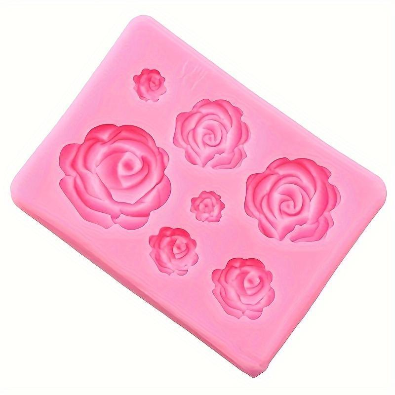 Rose Shaped Silicone Mold, Flower Shaped DIY Mold, DIY Candle Soap Making Mold, Soap Making Tool