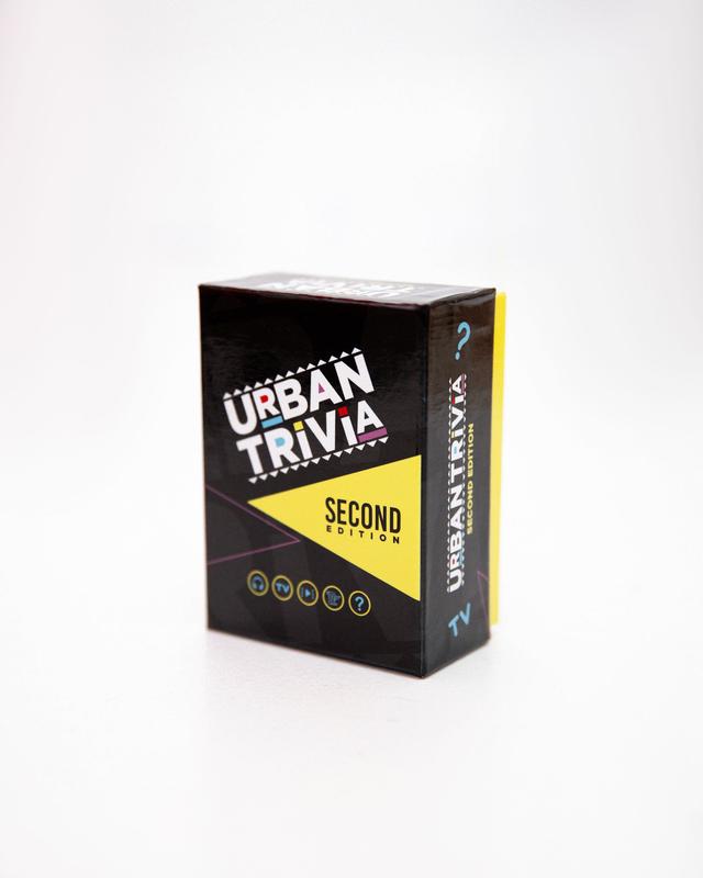 Urban Trivia Game 2nd Edition - Black Card Game for The Culture! Fun Trivia on Black TV, Movies, Music, Sports, & Growing Up Black! Great Trivia for Adult Game Nights and Family Gatherings