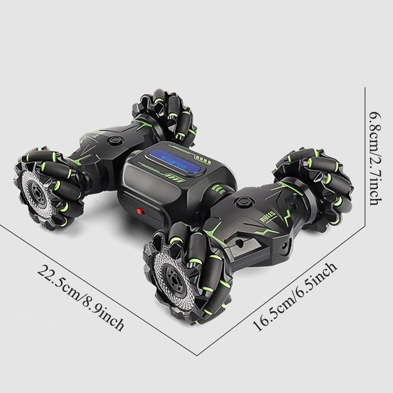 Remote Control Stunt Car, 2.4GHz Gesture Sensor RC Car with Light, Four-wheel Drive Remote Control Car, Birthday Gift for Kids