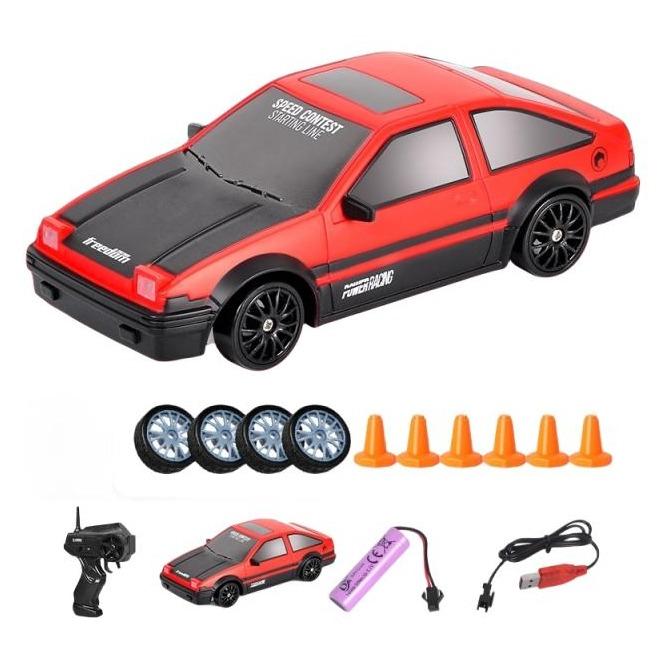 RC Drift Car Mini RC Drift Car for Adults 1:24 Remote Control High Speed Race Drifting Cars 2.4GHz 4WD Racing Hobby Toy Car with Headlight for Boys and Girls rcoffroad 4x4 cooltoys clearance items today 2024