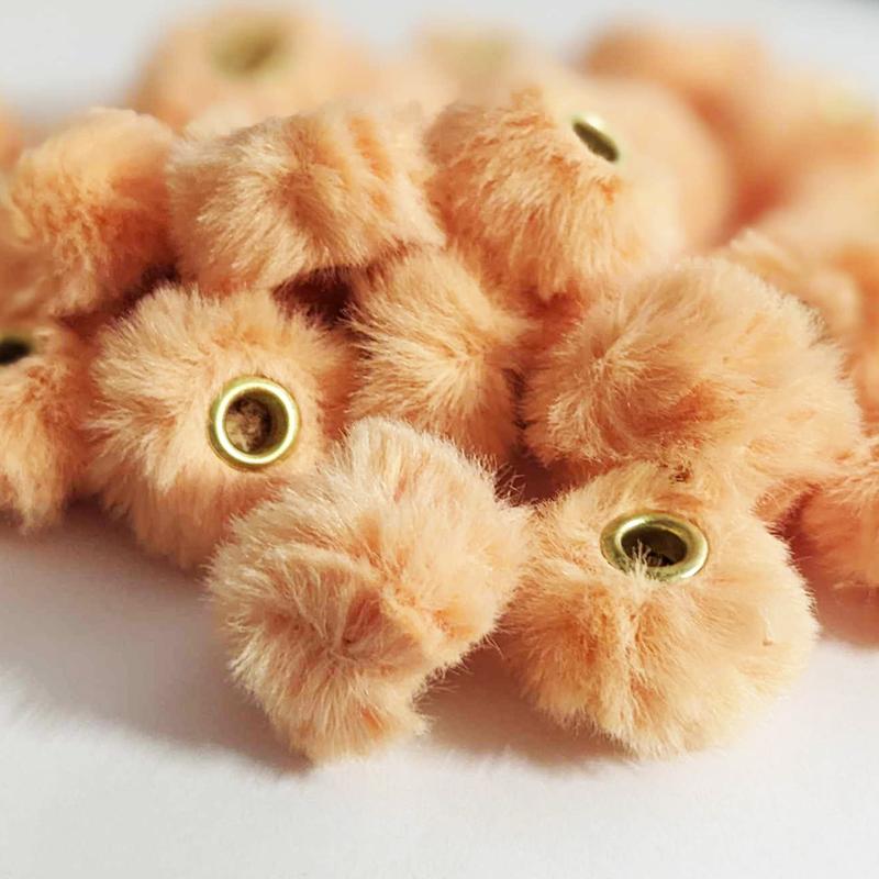 Fluffy Fuzzy Rondelle (Abacus) Spacer Beads ~ Mix Set ~ For Making Wristlets, Pens, Keychains, Bag Tags and More